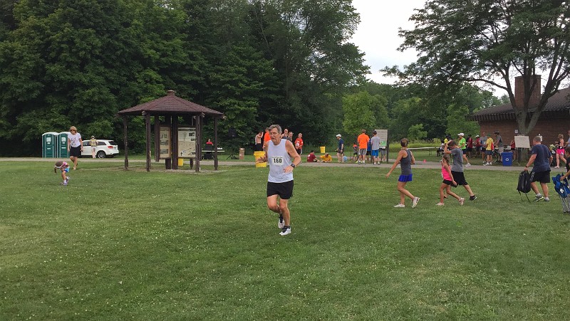2015 Road Runner Classic 8K 124.JPG - 2015 Road Runner Classic 8K run at Maybury State Park outside Northville Michigan on July 25, 2015.
